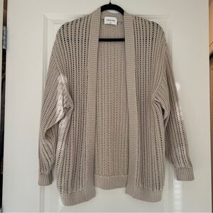 Aritzia Wilfred free open knit cardigan xs